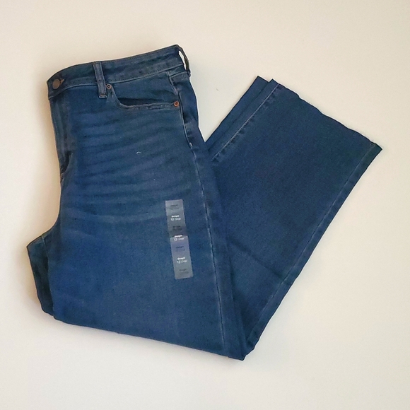 Sonoma Jeans Womens Sonoma Goods For Life Highwaisted Straightleg Crop Jeans Poshmark